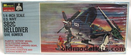 Monogram 1/48 SB2C Helldiver Dive Bomber - Blue Box Issue, PA69-150 plastic model kit